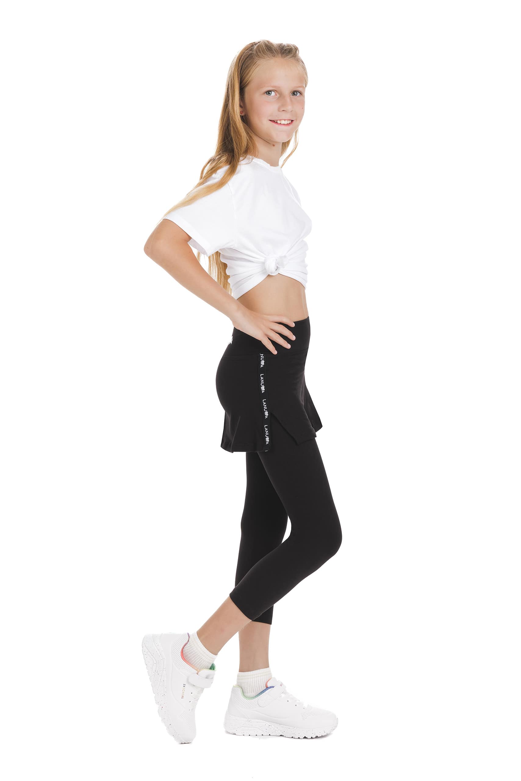 SKORT BLACK CAPRI KIDS 3 Lanuma