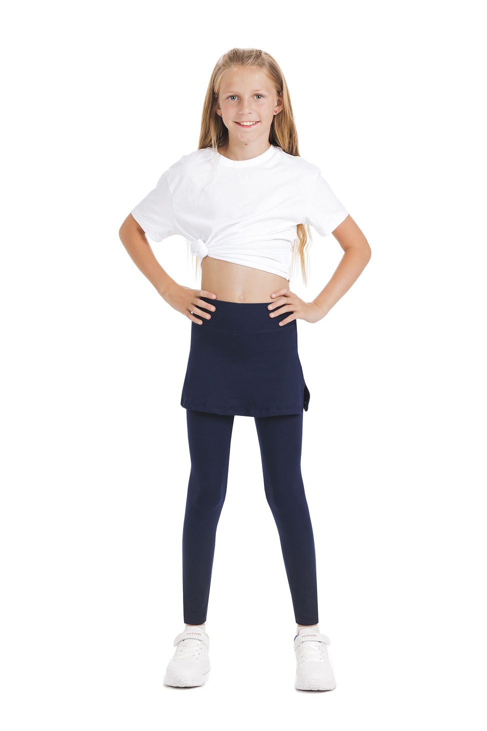 SKORT NAVY LONG KIDS 1 Lanuma